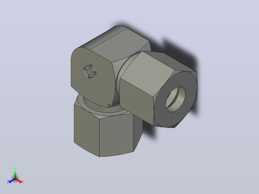 EO管接头弯头W10ZSCF.igs