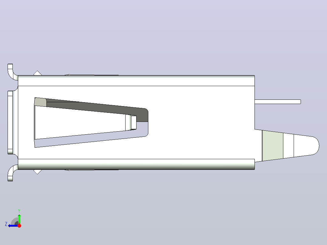 Assmann WSW - USB连接器右视图
