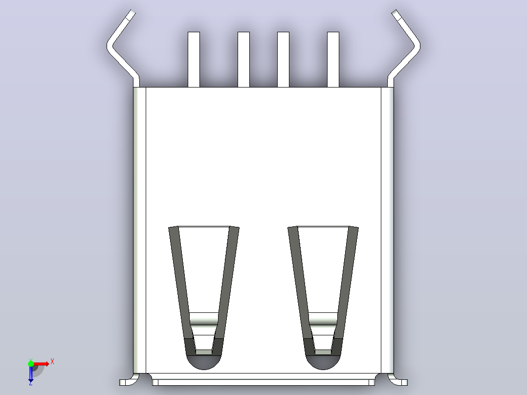 Assmann WSW - USB连接器俯视图