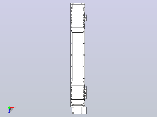 皮带直线轴双滑块型TPA-GCBS-120-P70-L200-RP-M20-N3俯视缩略图