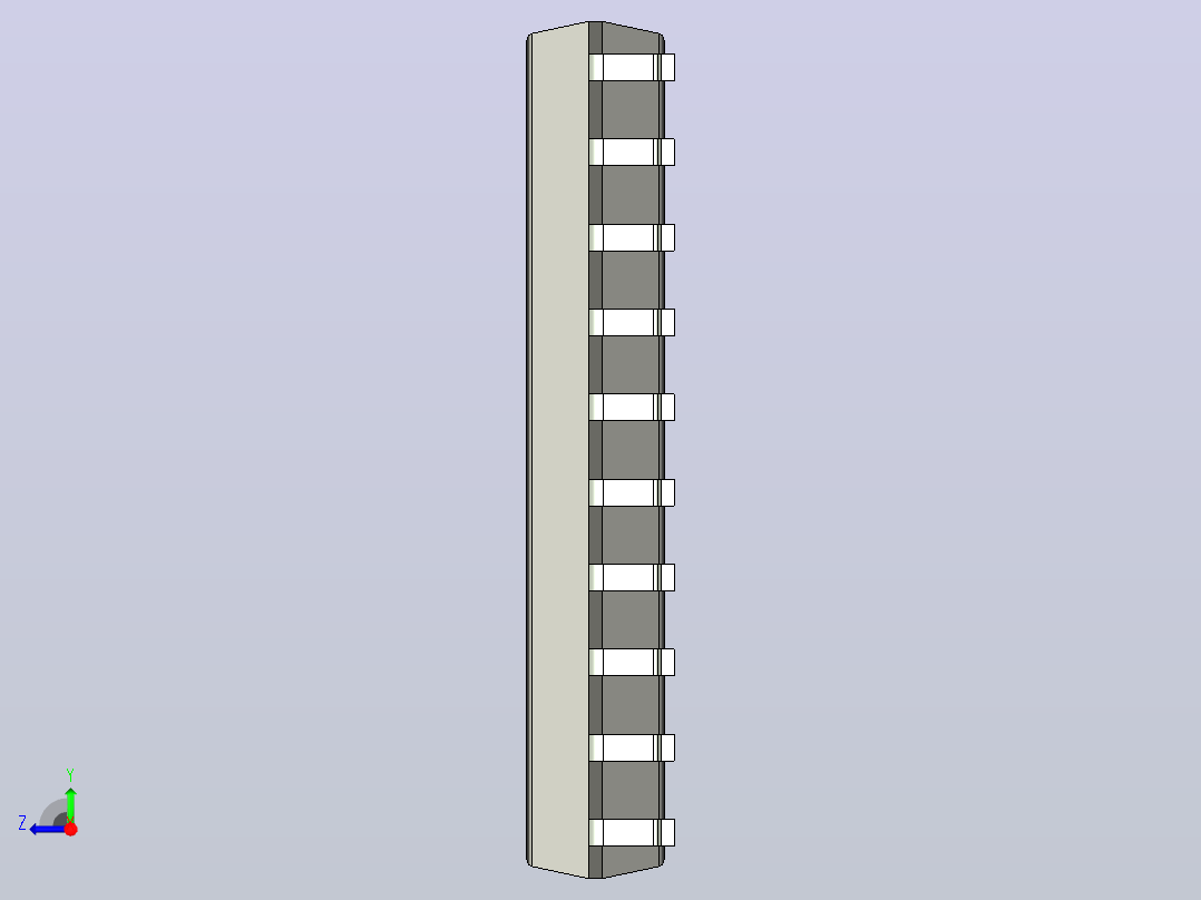 106x SOIC 封装（小外形集成电路）SOIC127P760X205-20N右视图