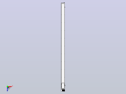 SCM14-3000-LU滚珠花健、支撑座、滚珠丝杠、交叉导轨、直线模组俯视缩略图