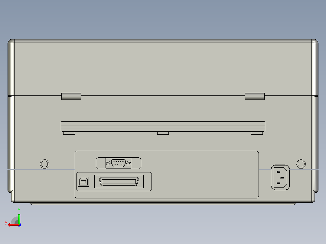EPSON PLQ-20K 打印机后视图