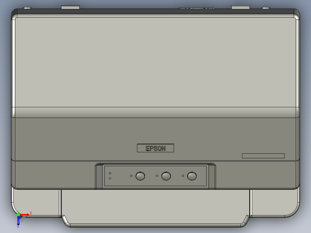 EPSON PLQ-20K 打印机俯视图