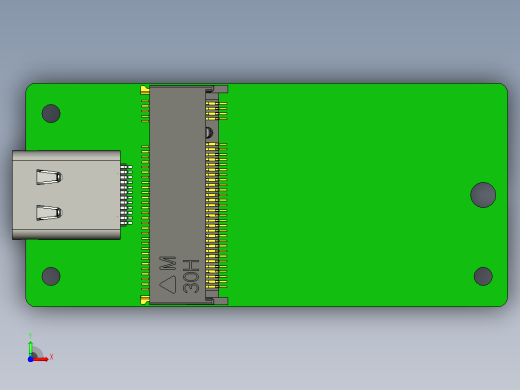 M.2 SSD NVME适配器前视缩略图
