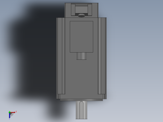 伺服电机 SIEMENS 1FL604俯视缩略图
