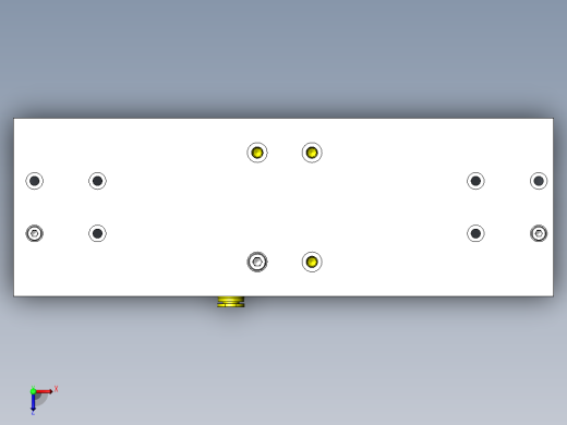 滑台定位机构俯视缩略图