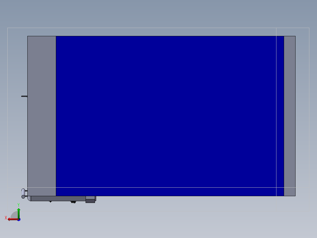 数控卧式加工中心主轴箱及进给机构设计(sw+说明书+cad)后视图