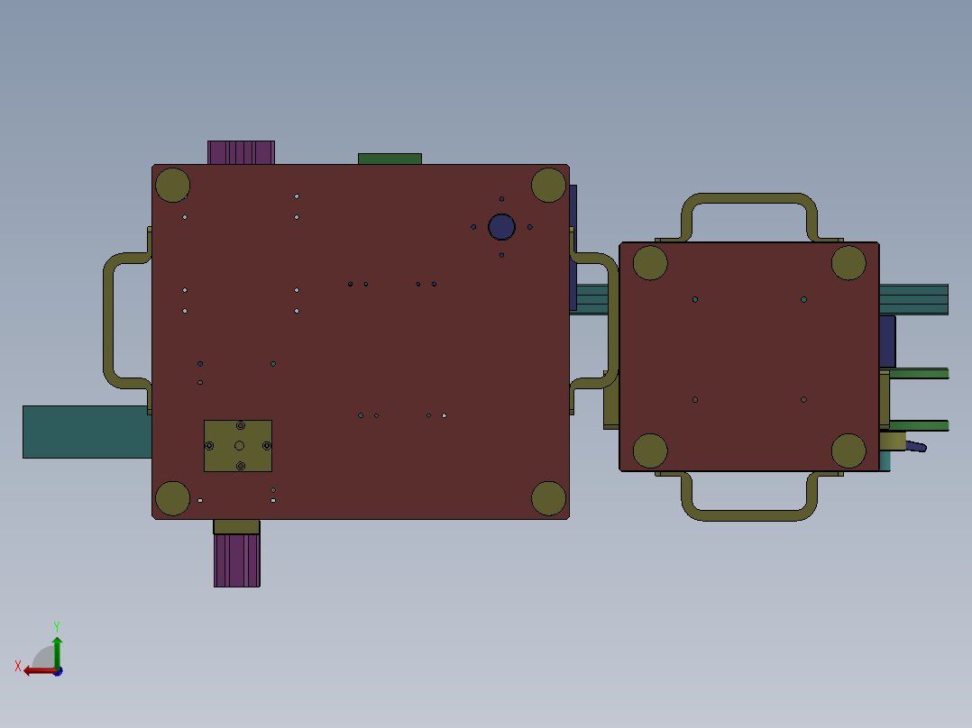 数端子PIN数裁切后叠设备sw12可编辑后视图