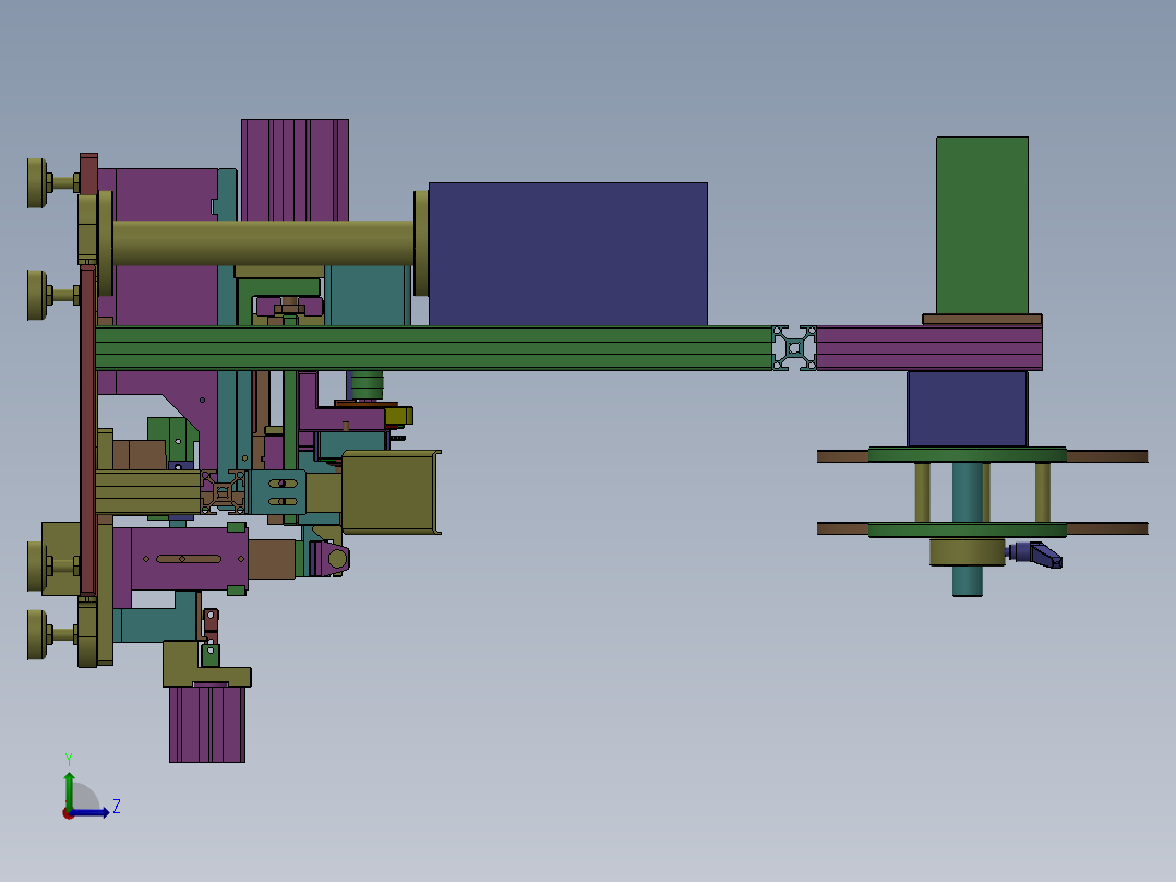 数端子PIN数裁切后叠设备sw12可编辑左视图