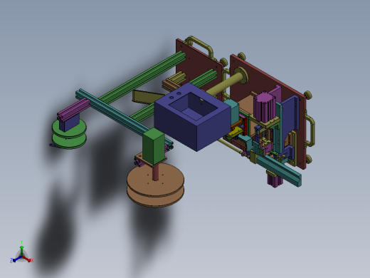 数端子PIN数裁切后叠设备sw12可编辑正等轴测缩略图
