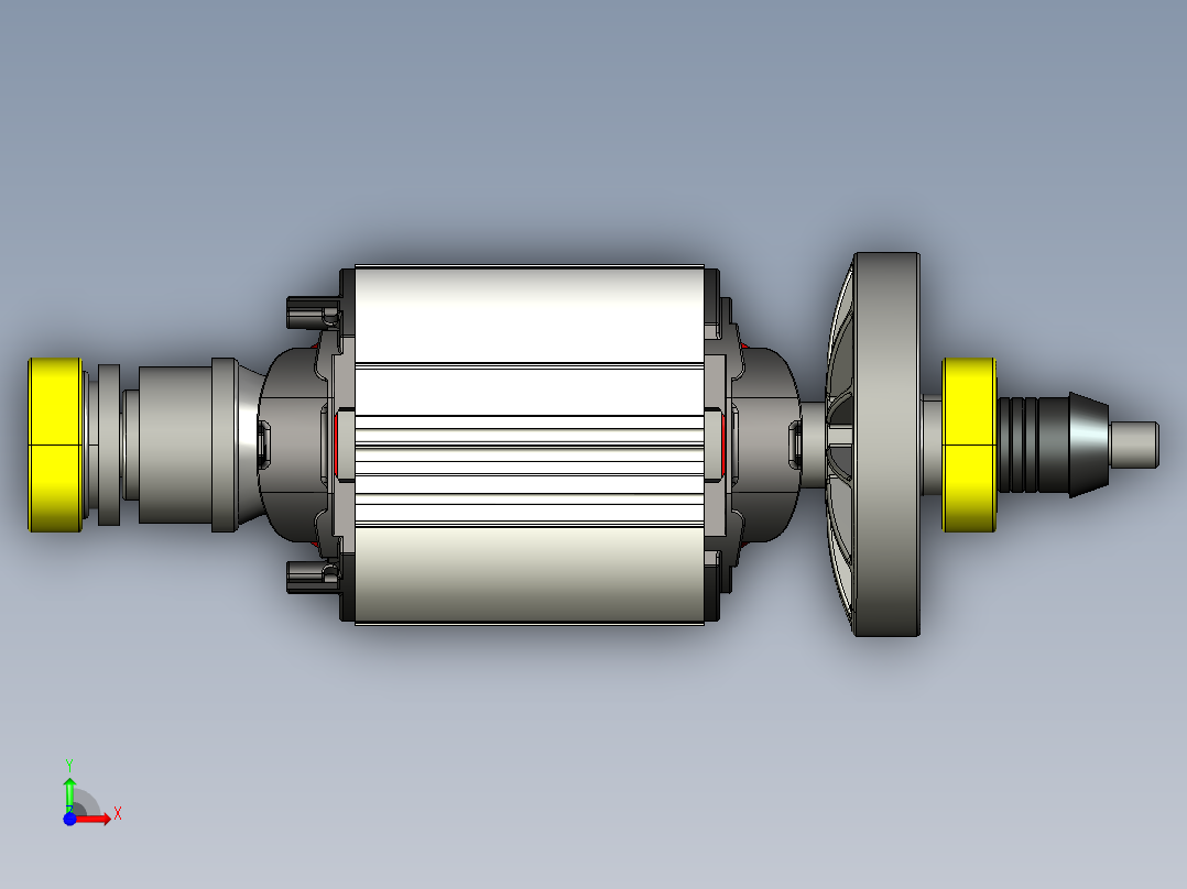 基于PROE5.0的角磨机结构设计及装配工艺编制前视图