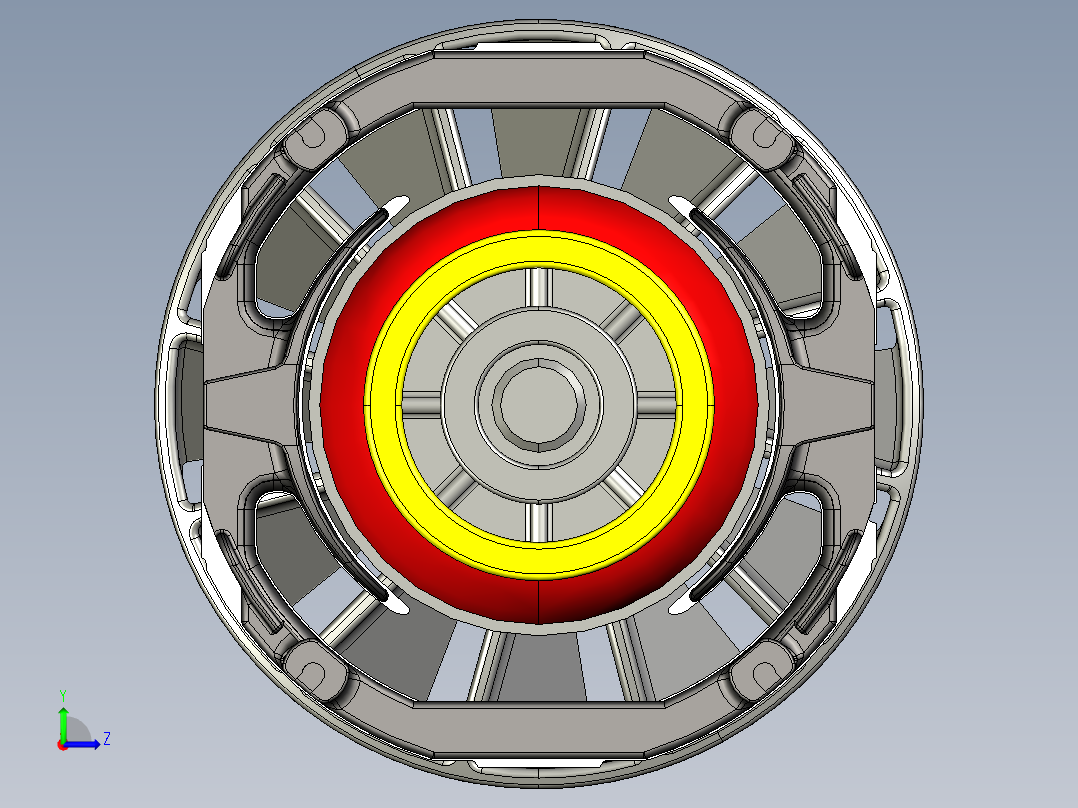 基于PROE5.0的角磨机结构设计及装配工艺编制左视图