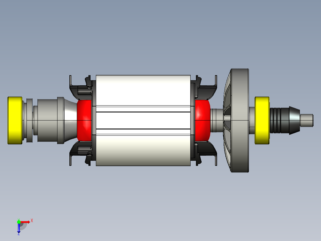 基于PROE5.0的角磨机结构设计及装配工艺编制俯视图