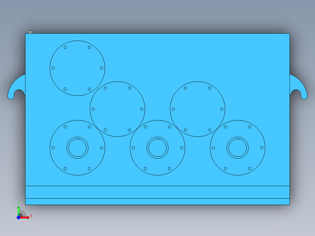 76矫直机前视图