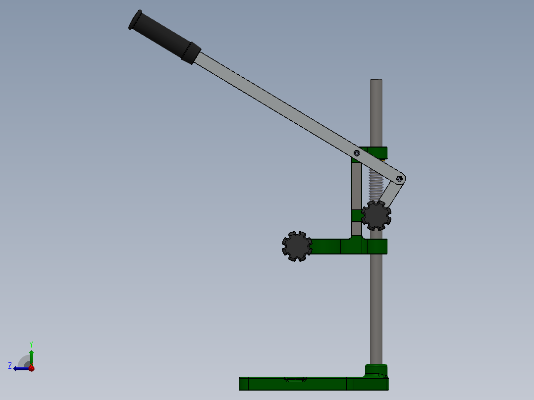 手钻机械右视图