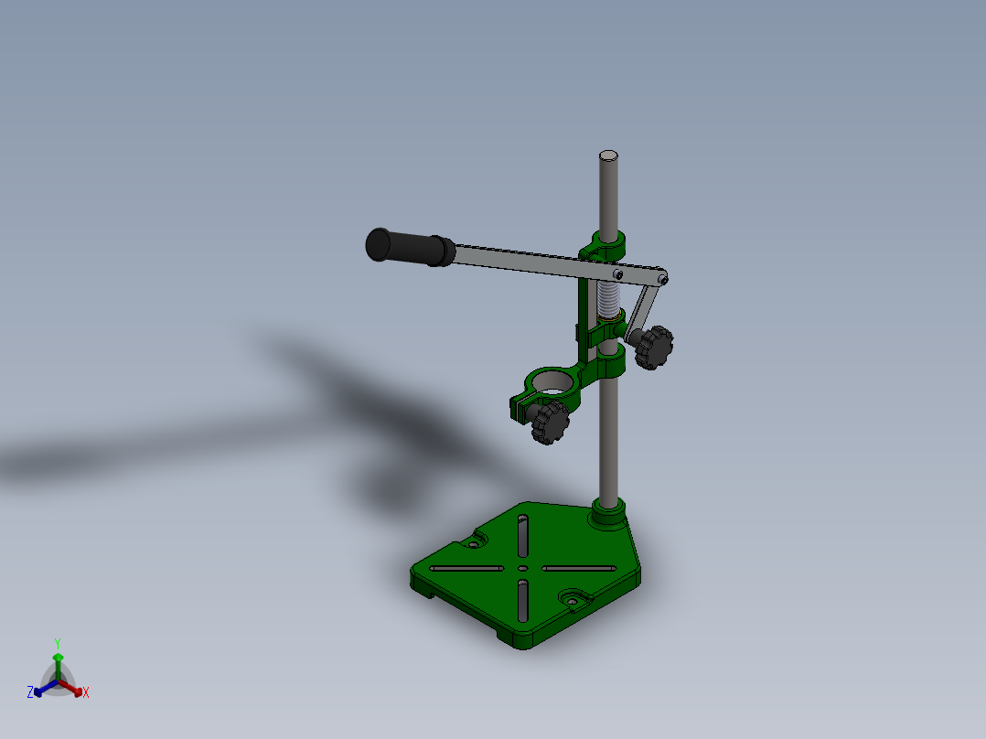 手钻机械正等轴测图