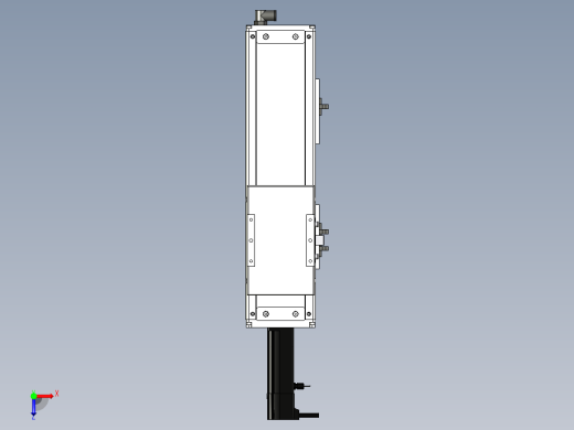 Toyo东佑达直线模组-ECH12-200-BC-100W+煞車俯视缩略图