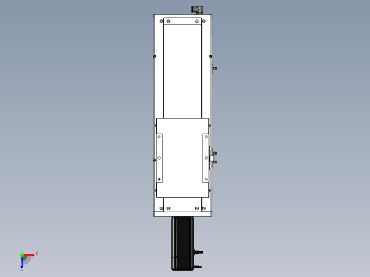 Toyo东佑达直线模组-ECH17-250-BC-400W+煞車俯视缩略图