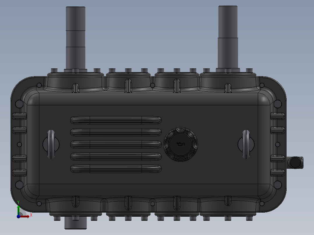 多级齿轮减速箱图纸