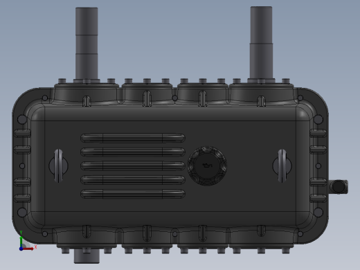 多级齿轮减速箱图纸