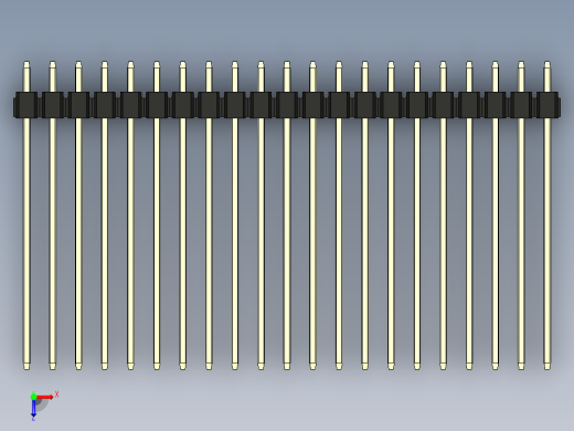 彩色公头100mil（2.54mm）系列-DS1021_black_2x21p_100mil_Type43_rev1.0俯视缩略图