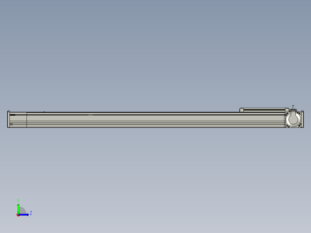 欧规系列-LB8-L150-S1100-BR-ZP75-C3左视图