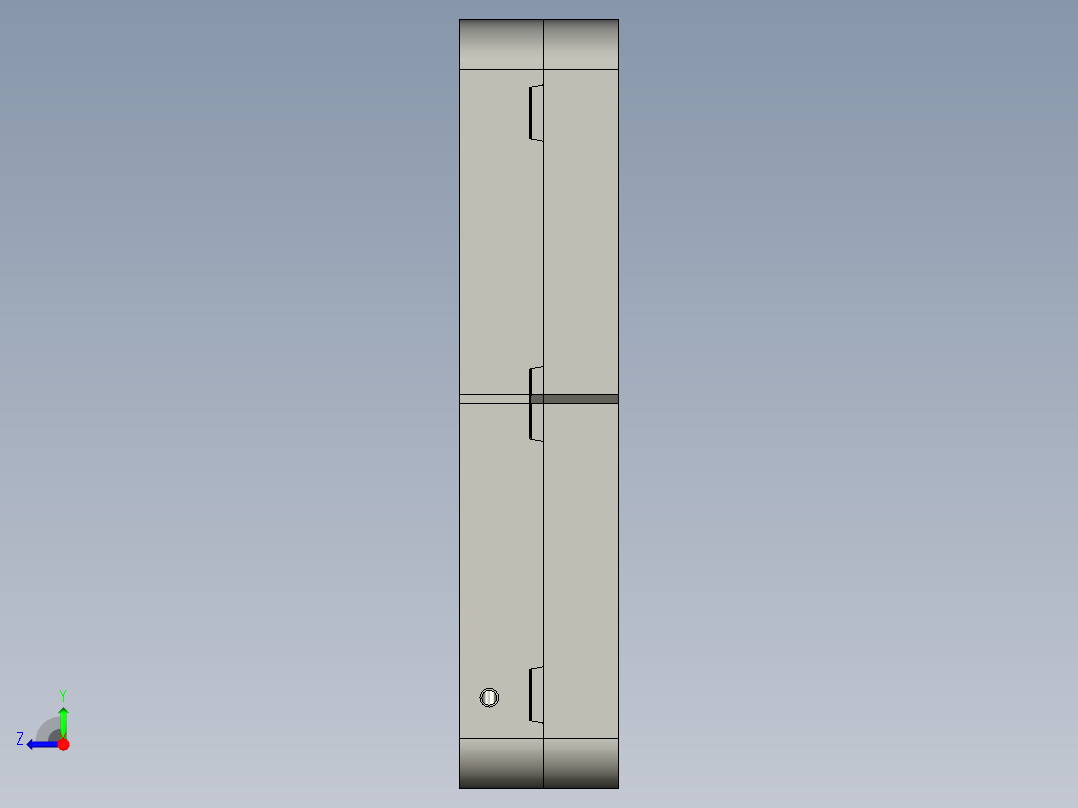 反应盒-模具图右视图