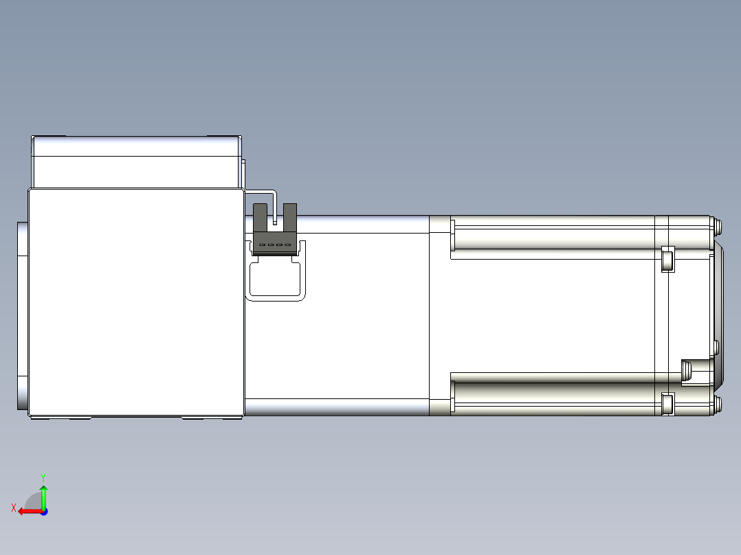 威洛博LB.GB同步带传动--欧规系列LB6A-L130-S1650-BR后视图