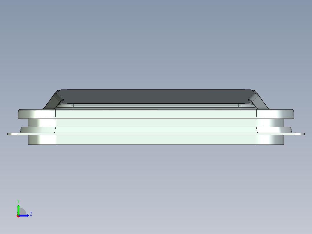 客车安全天窗左视图