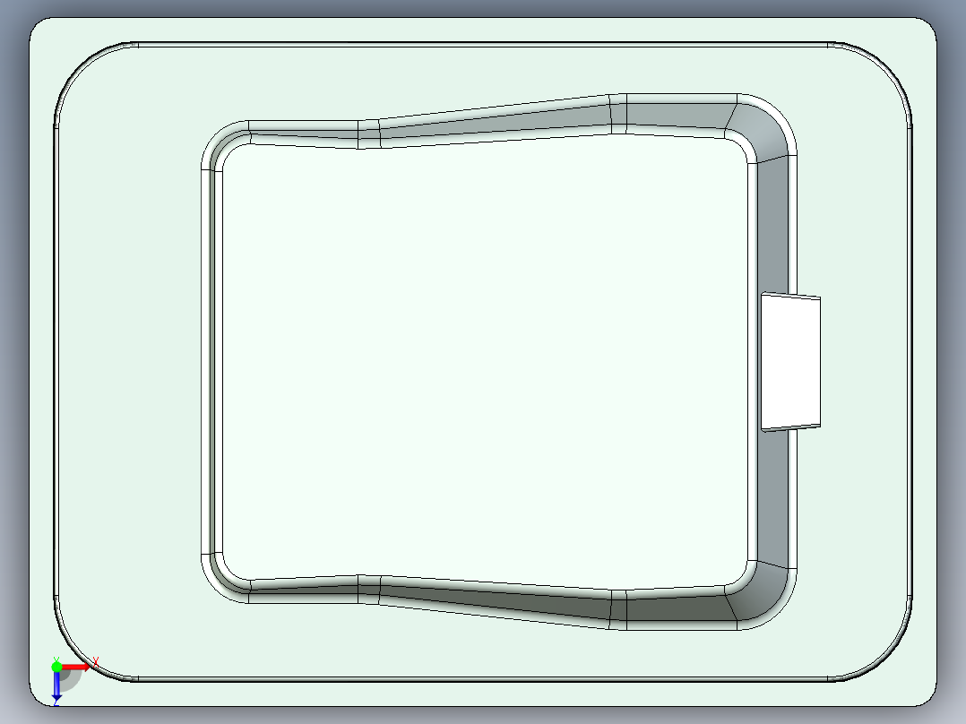 客车安全天窗俯视图