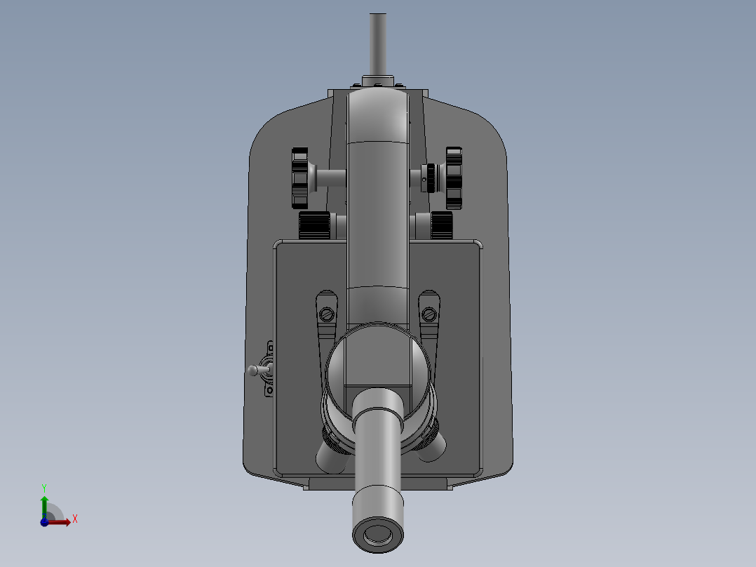 简易显微镜主视图