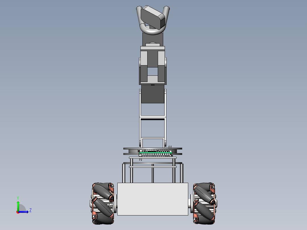 循迹小车左视图