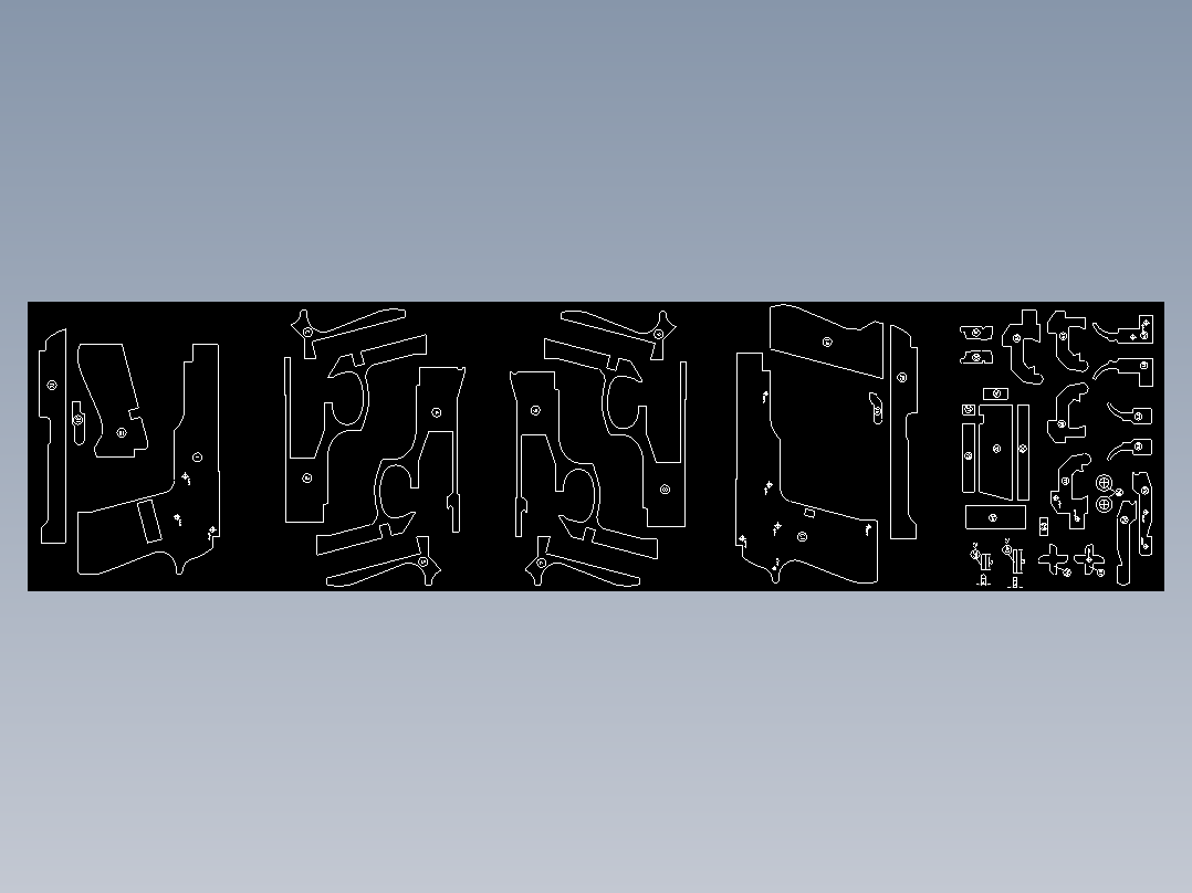 经典美式M9皮筋枪