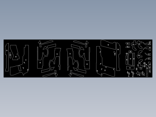 经典美式M9皮筋枪