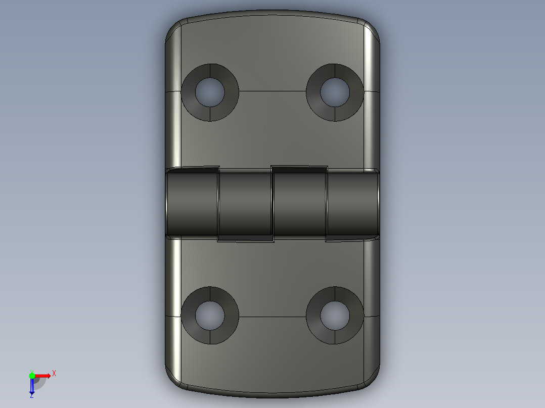 型材-KJN 45-45 COMBI HINGE 095K4545F00俯视图