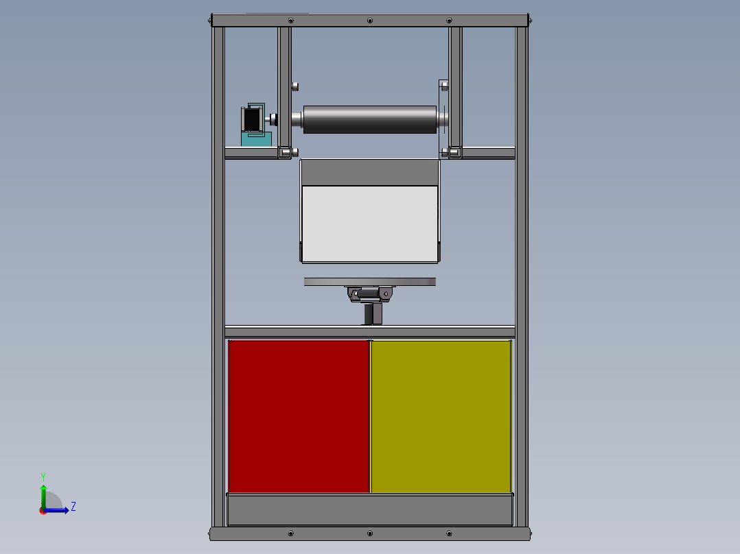 垃圾桶建模左视图