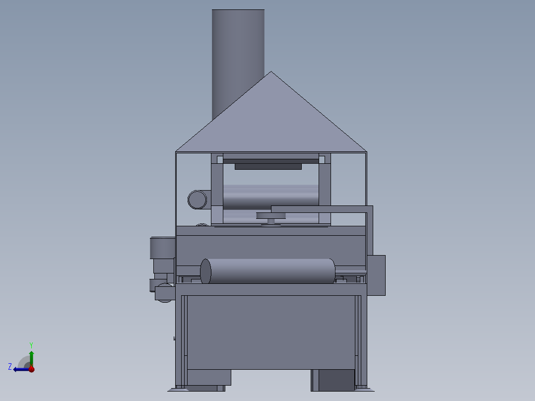 甜甜圈制作机右视图