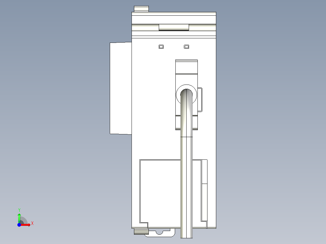 基恩士MV-L40_kc图纸模型前视图
