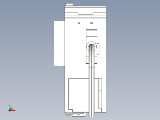 基恩士MV-L40_kc图纸模型前视缩略图