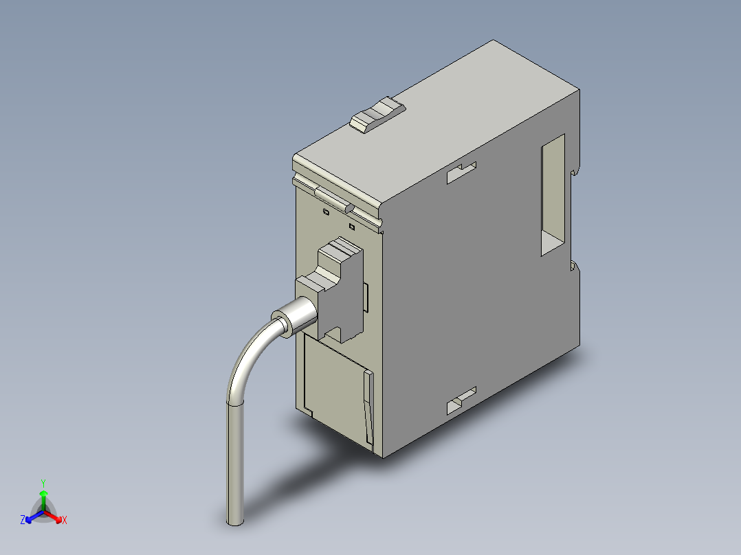 基恩士MV-L40_kc图纸模型正等轴测图