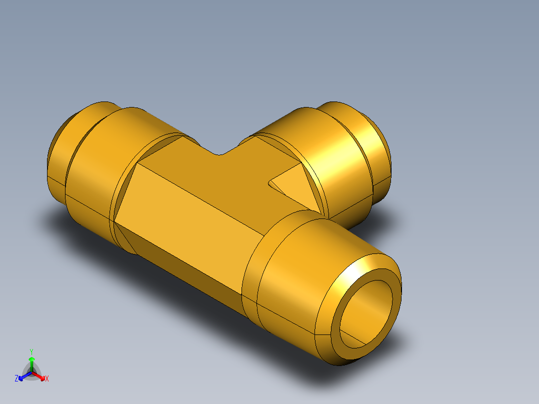 扩口式工业通用硬管接头Male Run Tee 151F-10-8