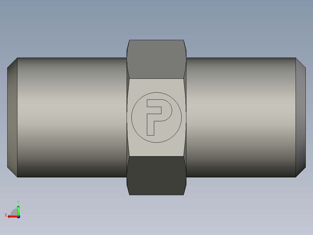 卡套式工业通用硬管接头EO Union G04LLCFX后视图
