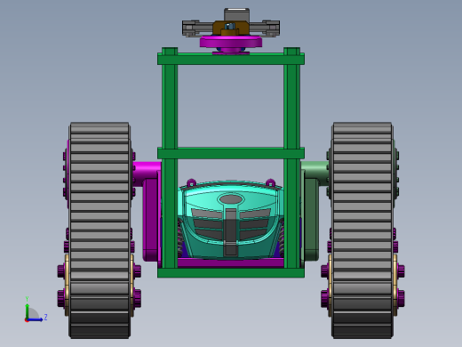 振动式采摘机左视缩略图