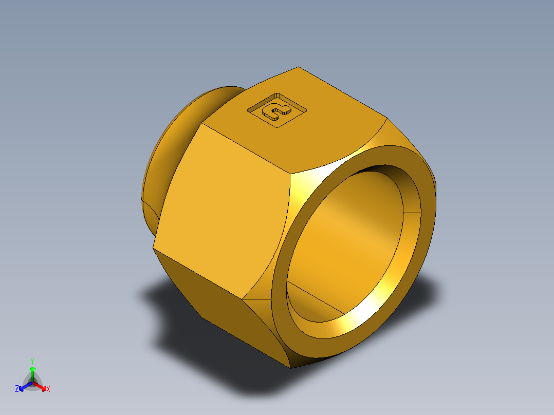 扩口式工业通用硬管接头Short Forged Nut 14FSX-6