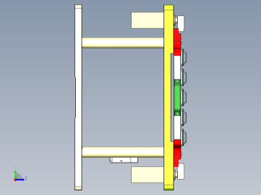 G2-C-笔记本CNC工装夹具三维模型CNC1左视缩略图
