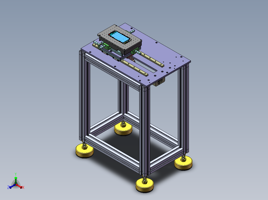 手机屏幕分离吸盘机sw18可编辑正等轴测图
