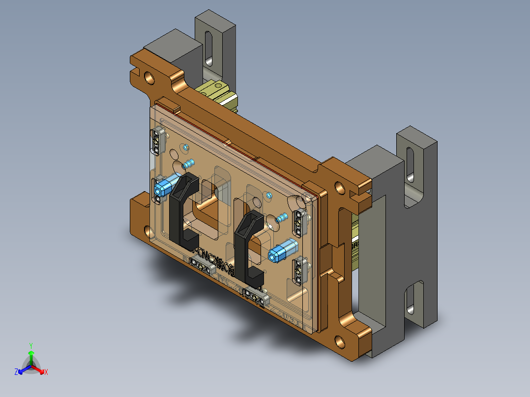 KF-C-笔记本CNC工装夹具三维模型CNC2铣C角-220311