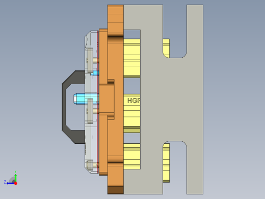 KF-C-笔记本CNC工装夹具三维模型CNC2铣C角-220311右视缩略图