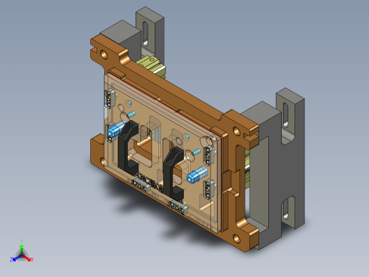 KF-C-笔记本CNC工装夹具三维模型CNC2铣C角-220311正等轴测缩略图